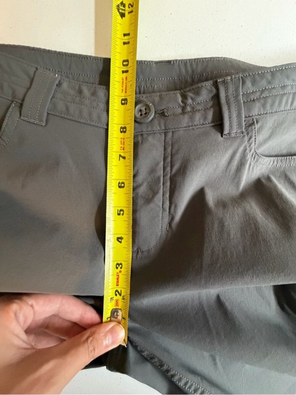 Eddie Bauer First Ascent Guide Pro Pants Womens size 8 Short Petite Gray Hiking - Picture 12 of 14